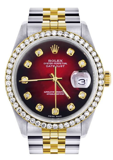 datejust rolex red face|rolex datejust red dial.